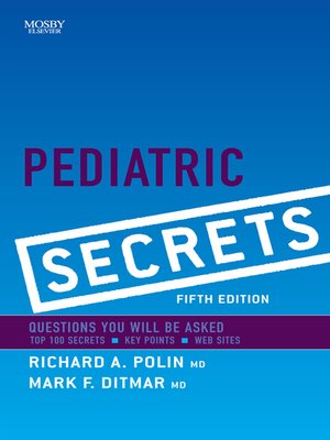 cover image of Pediatric Secrets E-Book